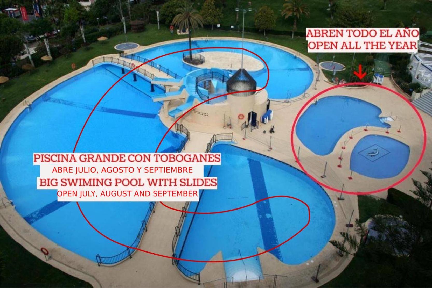 Apart With Swimming Pool Open All Year Benalmádena Dış mekan fotoğraf